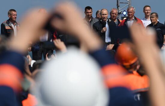 Russian President Vladimir Putin's working trip to Southern Federal District