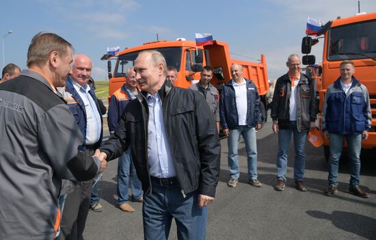 Russian President Vladimir Putin's working trip to Southern Federal District