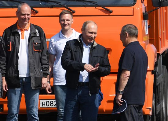 Russian President Vladimir Putin's working trip to Southern Federal District