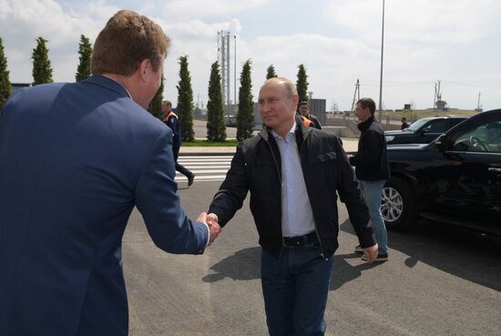 Russian President Vladimir Putin's working trip to Southern Federal District