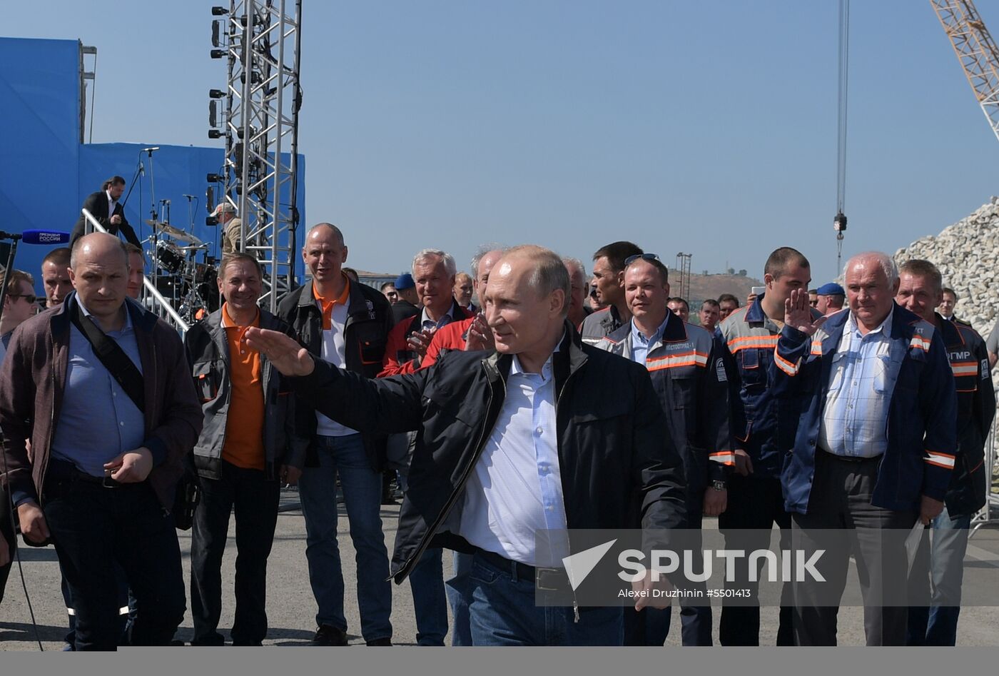 Russian President Vladimir Putin's working trip to Southern Federal District