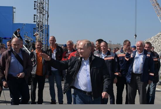 Russian President Vladimir Putin's working trip to Southern Federal District