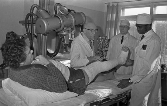 Medical practice at Moscow hospital