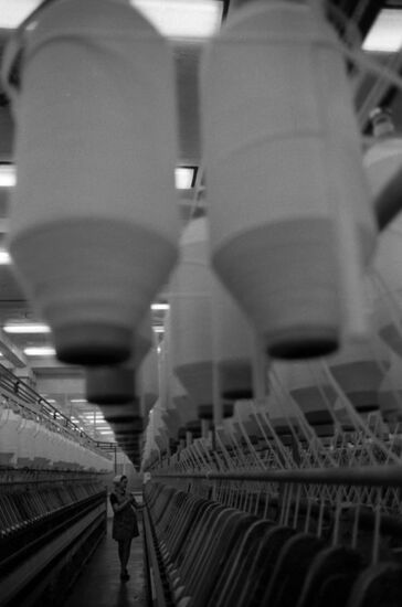 Spinning shop of Pinsk knitted outerwear factory