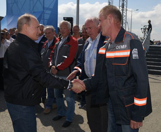 Russian President Vladimir Putin's working trip to Southern Federal District