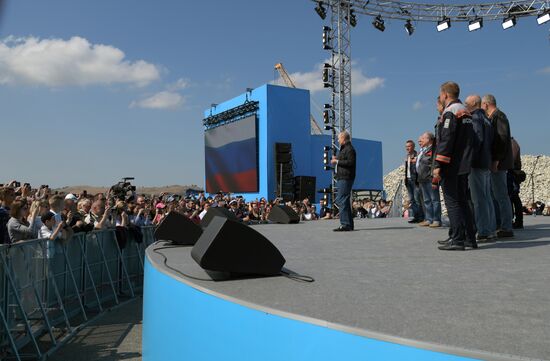 Russian President Vladimir Putin's working trip to Southern Federal District