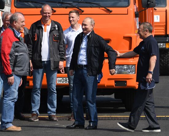 Russian President Vladimir Putin's working trip to Southern Federal District