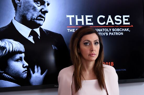 Ksenia Sobchak presents her film 'Sobchak's case' at Cannes Film Festival
