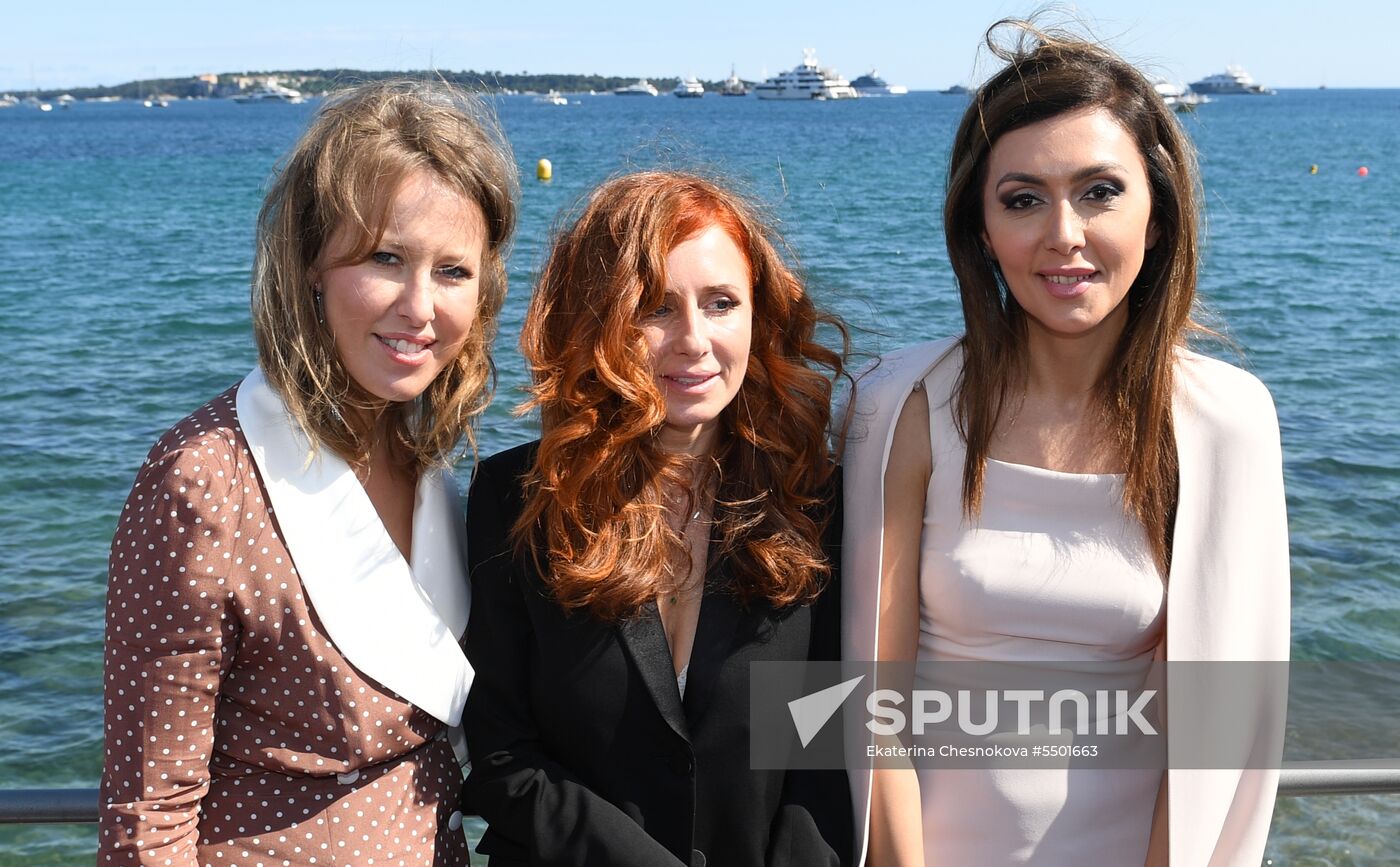 Ksenia Sobchak presents her film 'Sobchak's case' at Cannes Film Festival
