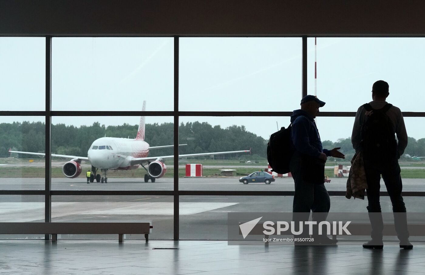 New terminal of Khrabrovo international airport