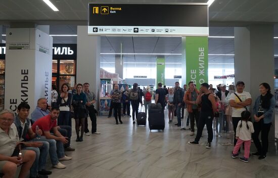 New terminal of Khrabrovo international airport