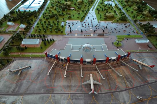 New terminal of Khrabrovo international airport