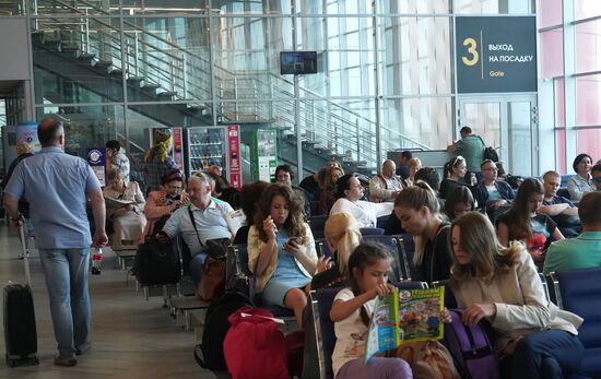 New terminal of Khrabrovo international airport