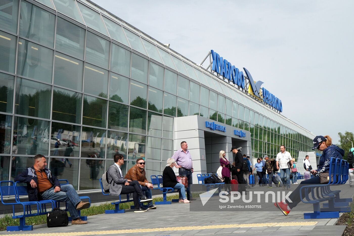 New terminal of Khrabrovo international airport