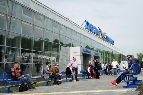 New terminal of Khrabrovo international airport