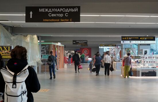 New terminal of Khrabrovo international airport