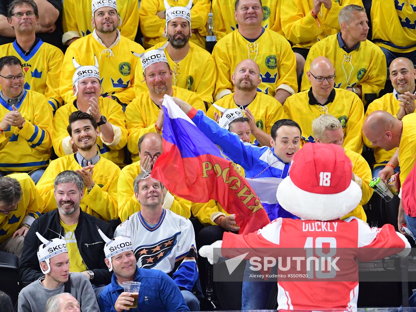 Ice hockey. IIHF World Championships. Russia vs. Sweden