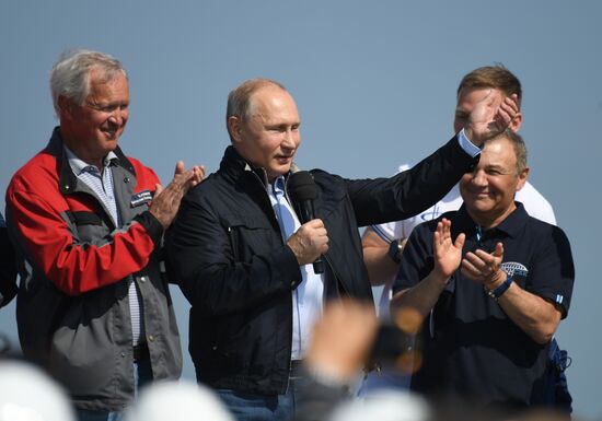Russian President Vladimir Putin's working trip to Southern Federal District