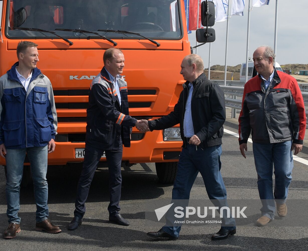 Russian President Vladimir Putin's working trip to Southern Federal District