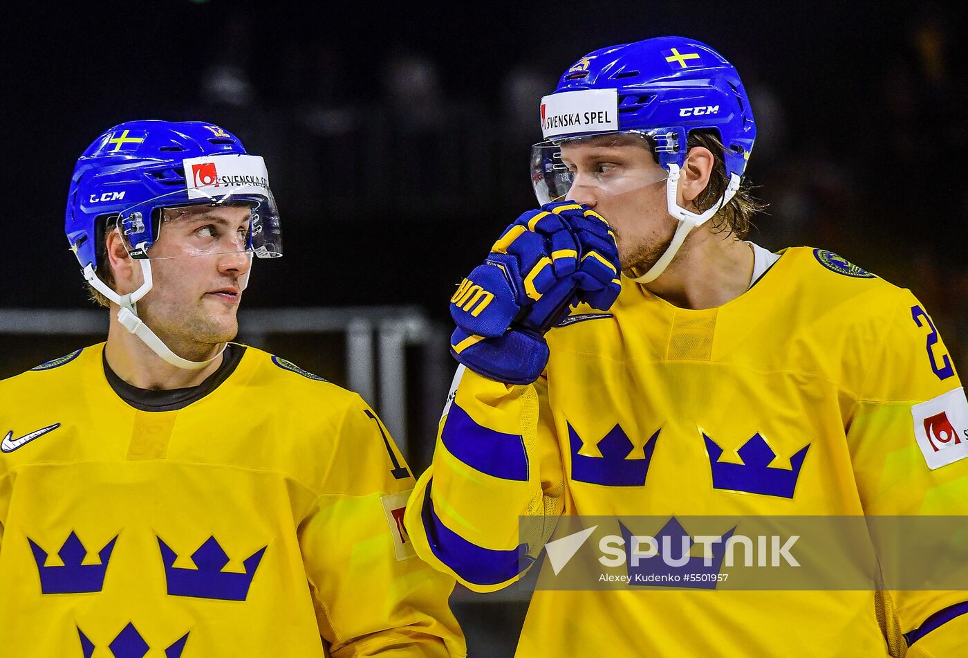 Ice hockey. IIHF World Championships. Russia vs. Sweden