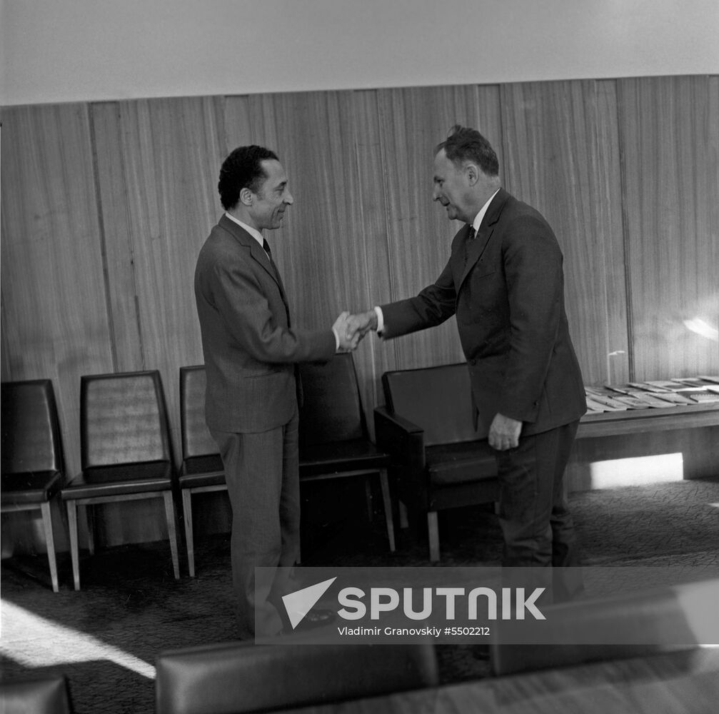 Chedli Klibi's visit to USSR