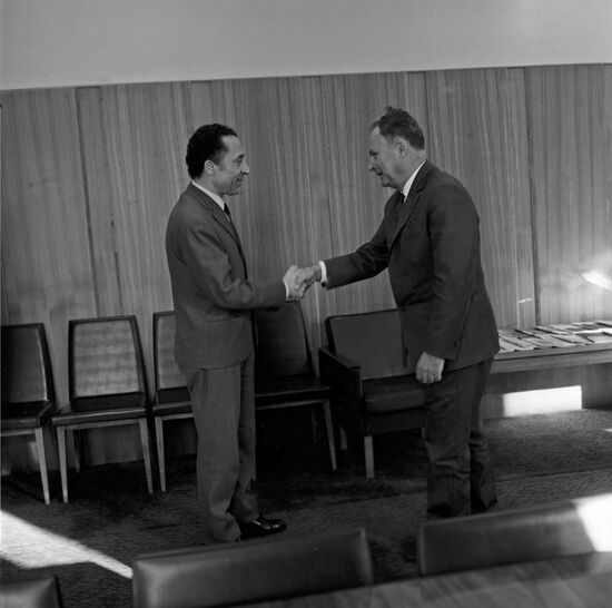 Chedli Klibi's visit to USSR