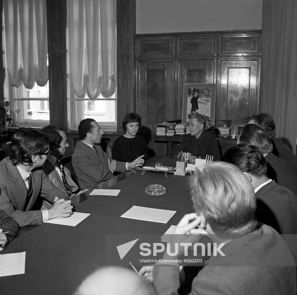 Chedli Klibi's visit to USSR