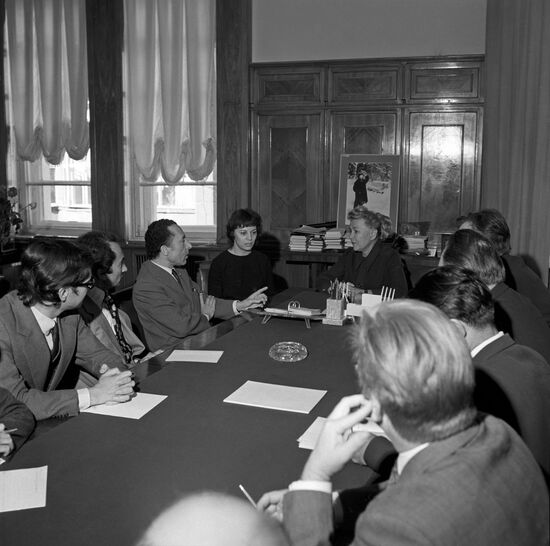 Chedli Klibi's visit to USSR