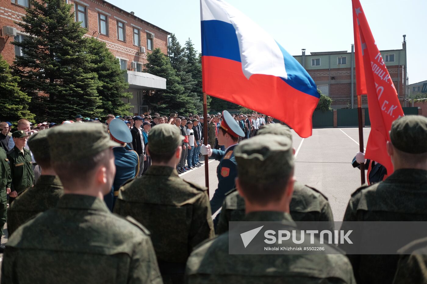 Krasnodar draftees depart for military service