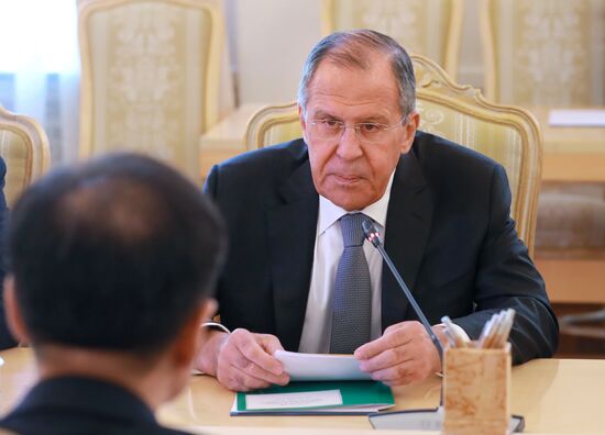 Meeting between foreign ministers of Russia and Mongolia