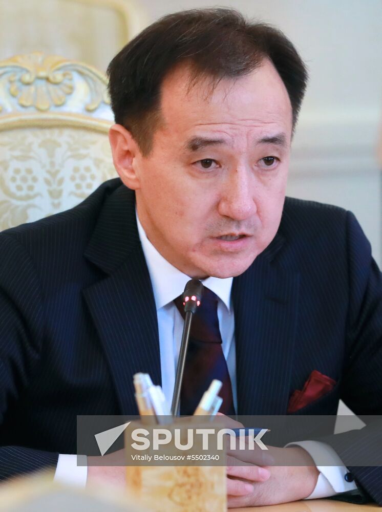 Meeting between foreign ministers of Russia and Mongolia