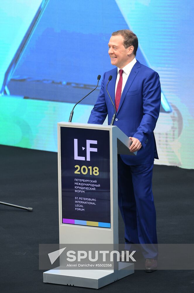 Prime Minister Dmitry Medvedev's working trip to St. Petersburg