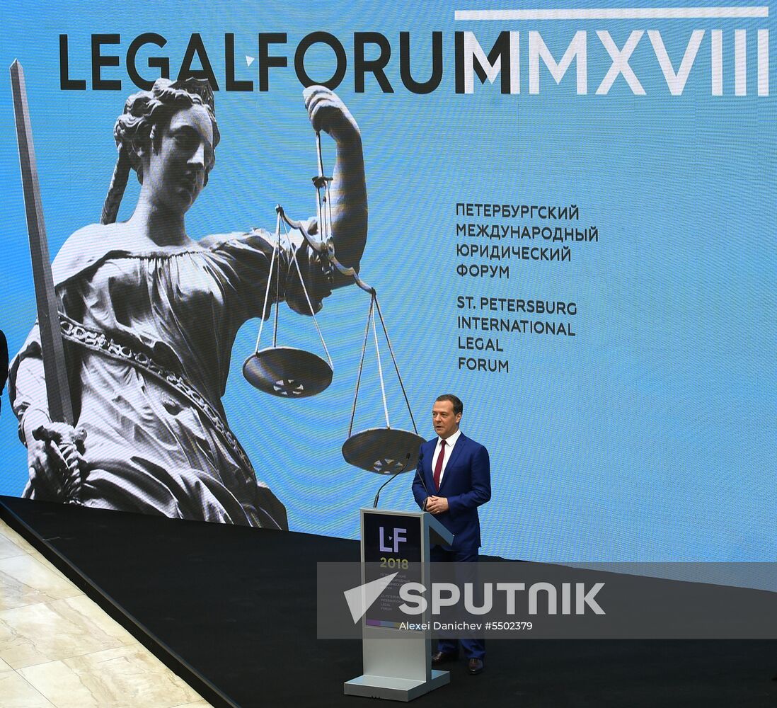 Prime Minister Dmitry Medvedev's working trip to St. Petersburg