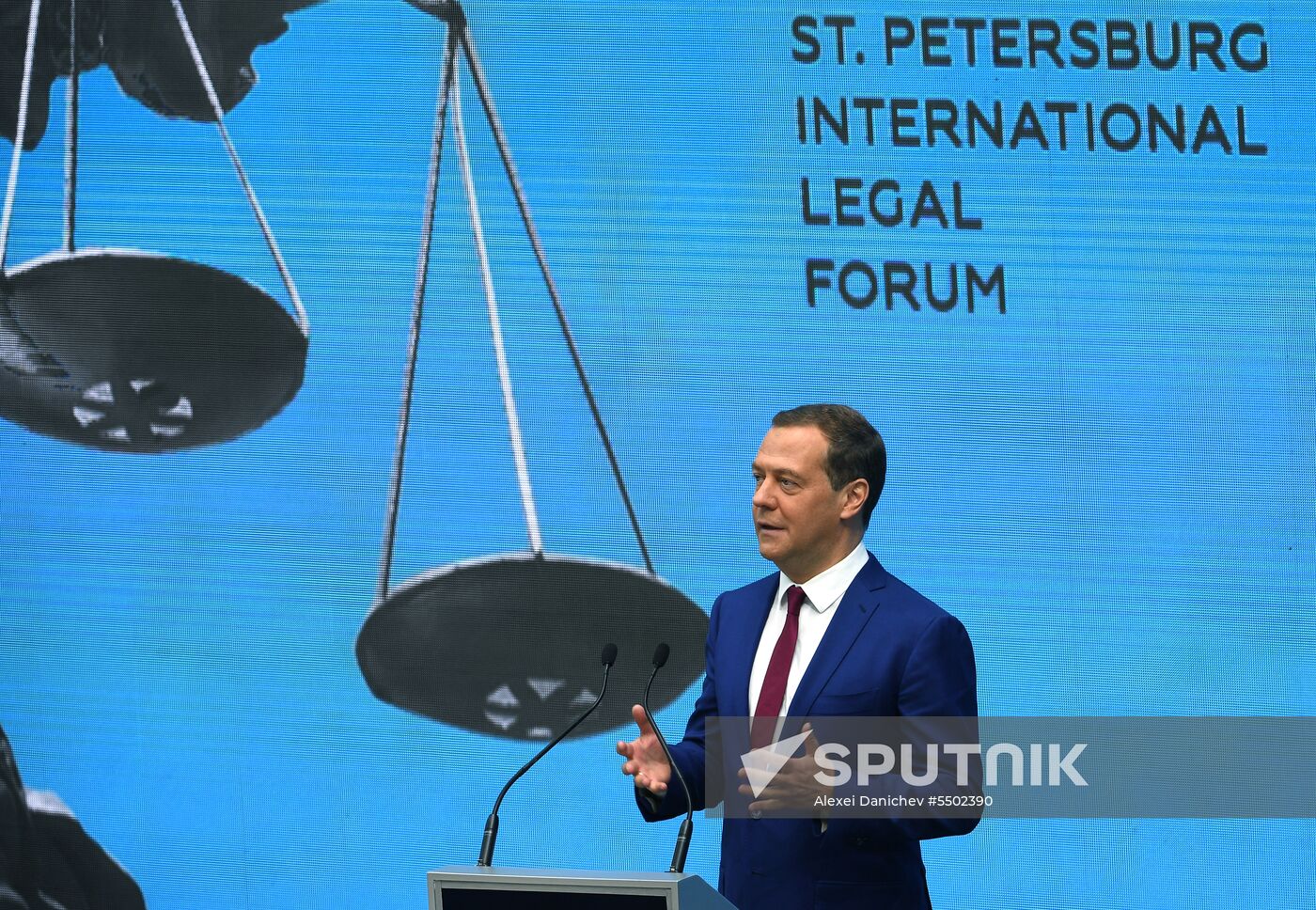 Prime Minister Dmitry Medvedev's working trip to St. Petersburg