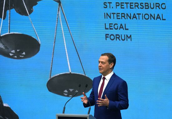 Prime Minister Dmitry Medvedev's working trip to St. Petersburg