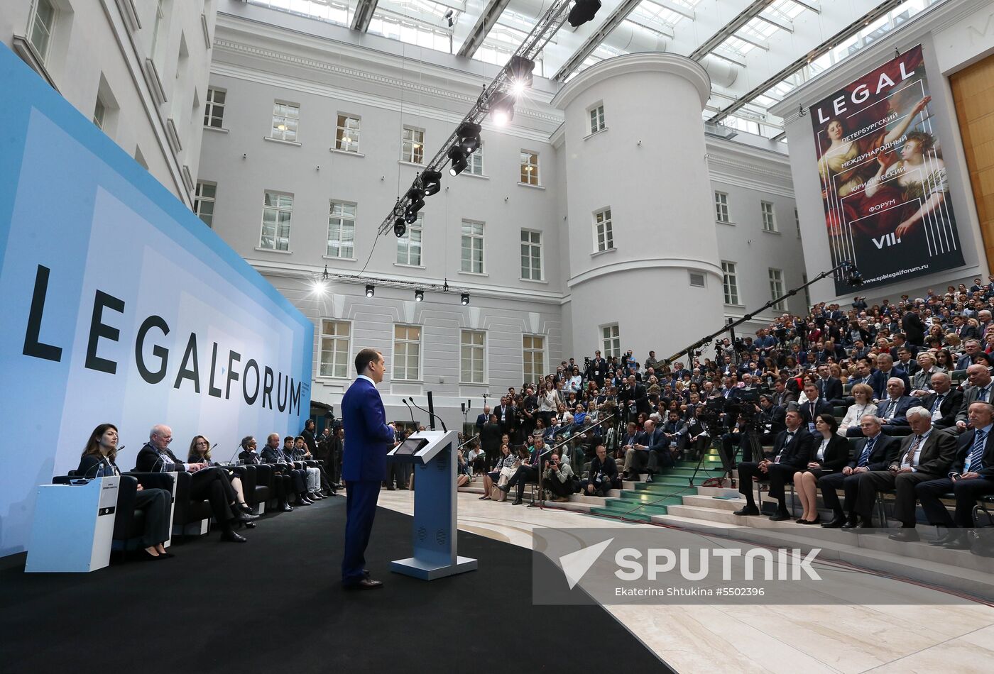 Prime Minister Dmitry Medvedev's working trip to St. Petersburg