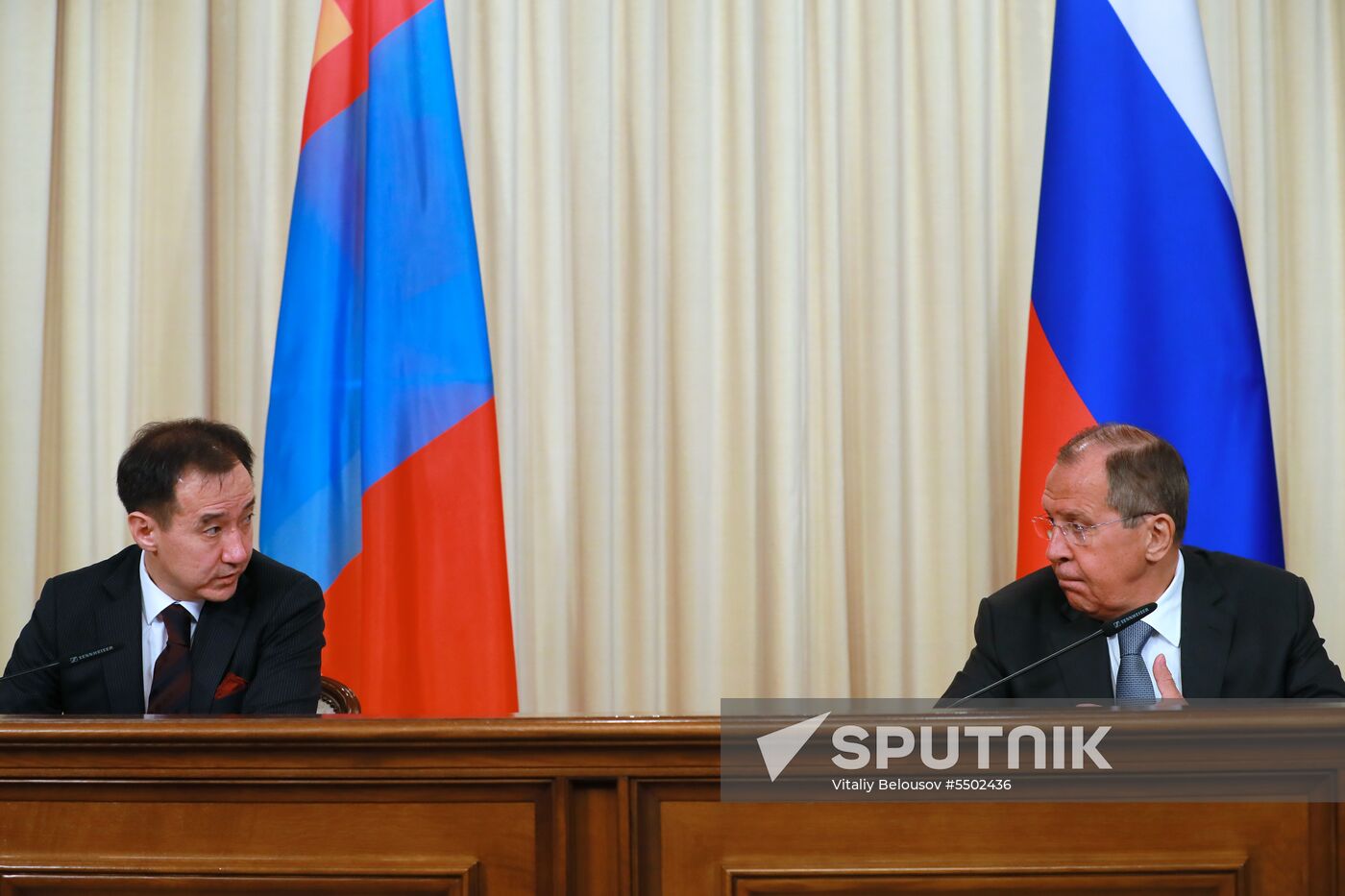 Meeting between foreign ministers of Russia and Mongolia