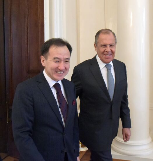 Meeting between foreign ministers of Russia and Mongolia