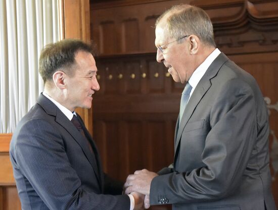 Meeting between foreign ministers of Russia and Mongolia