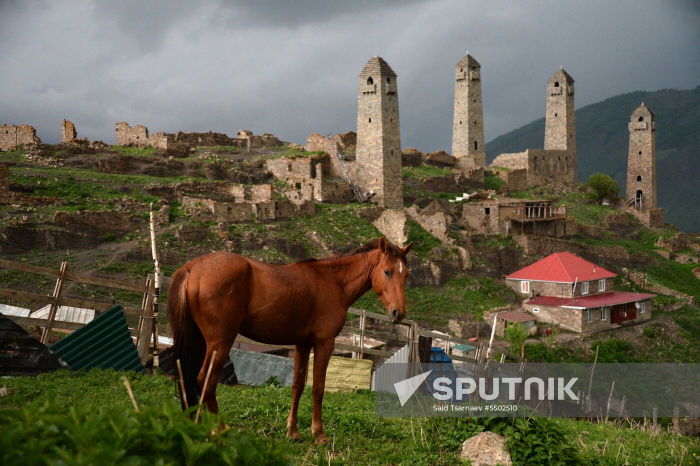 Sharoi village in Chechnya