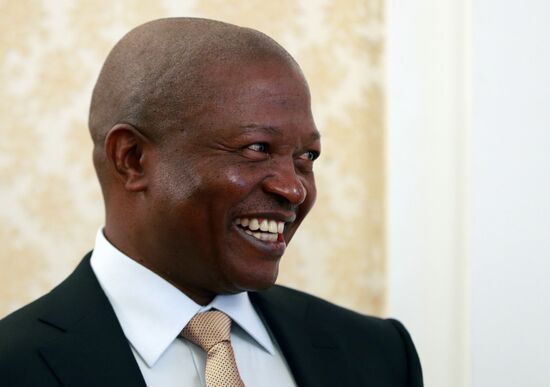 Russian Acting Foreign Minister Sergei Lavrov meets with South African Vice President David Mabuza