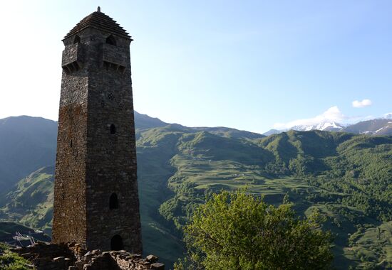 Sharoi village in Chechnya