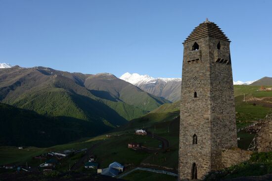 Sharoi village in Chechnya