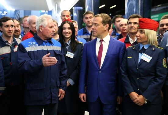 Prime Minister Dmitry Medvedev's working trip to St. Petersburg