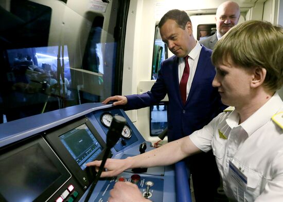 Prime Minister Dmitry Medvedev's working trip to St. Petersburg