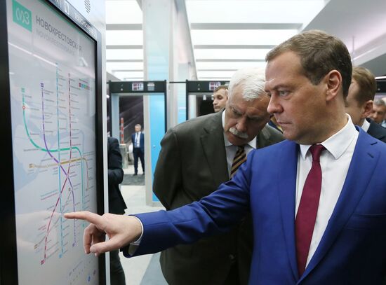 Prime Minister Dmitry Medvedev's working trip to St. Petersburg
