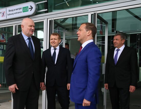 Prime Minister Dmitry Medvedev's working trip to St. Petersburg