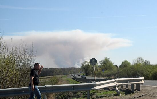 Munitions explosions in Udmurtia