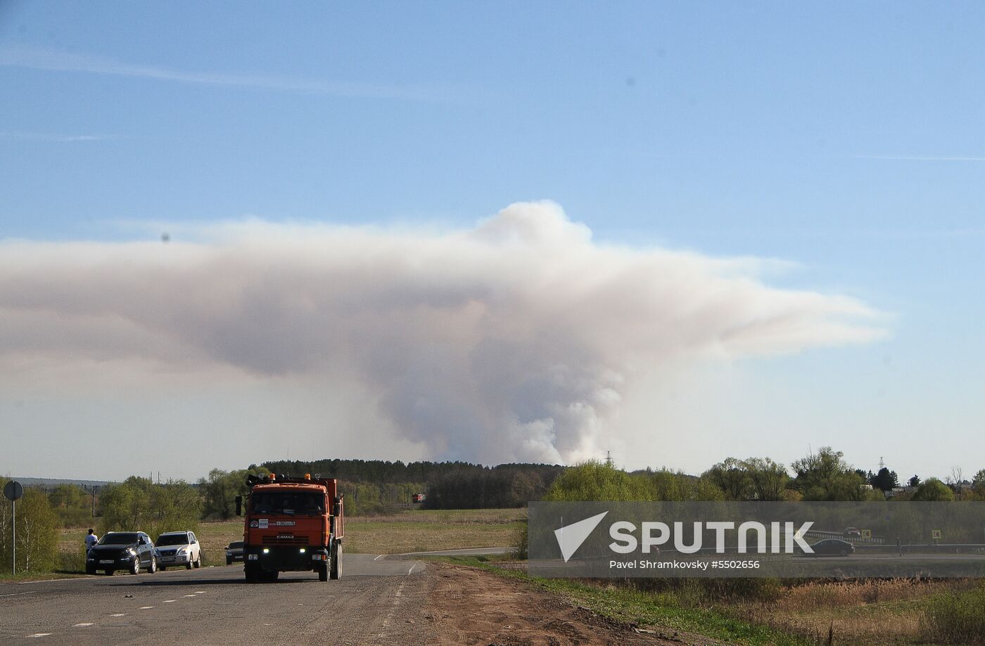 Munitions explosions in Udmurtia