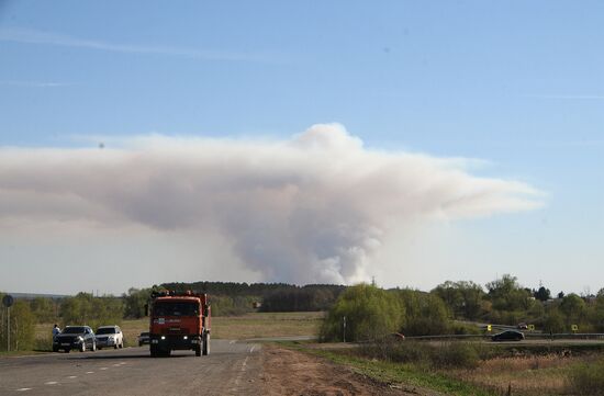Munitions explosions in Udmurtia